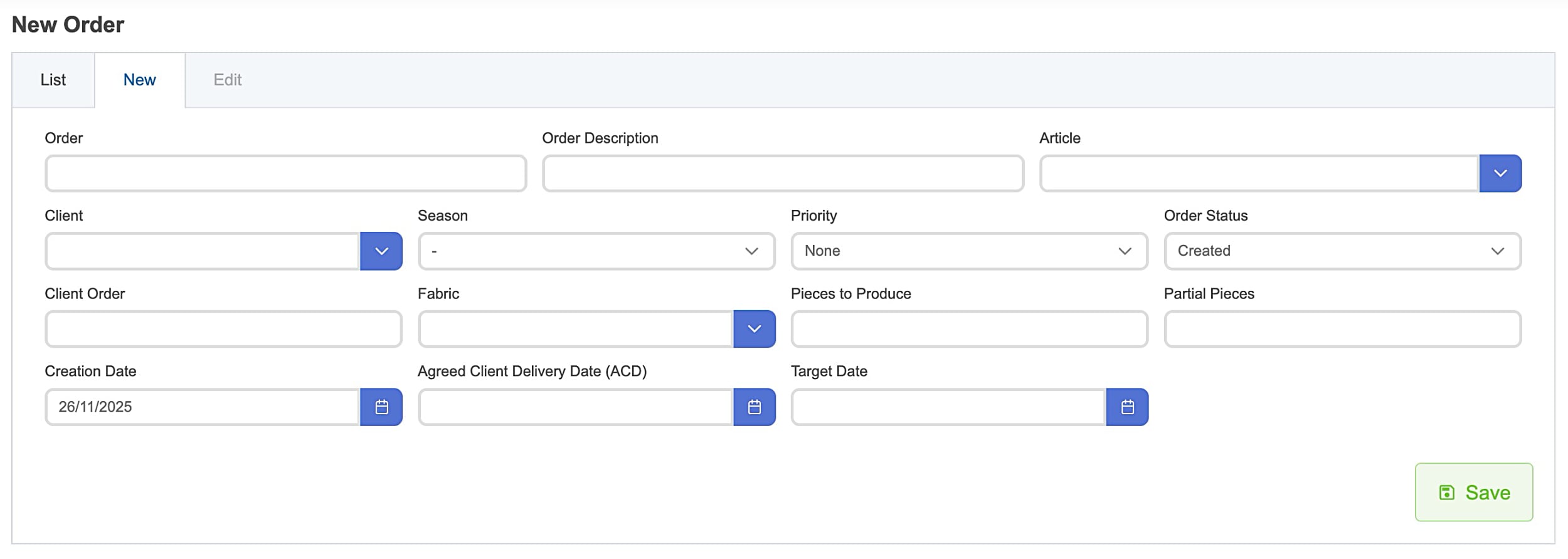 Gestione dati semplice ed intuitiva